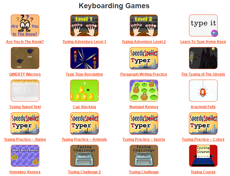 Keyboarding Games